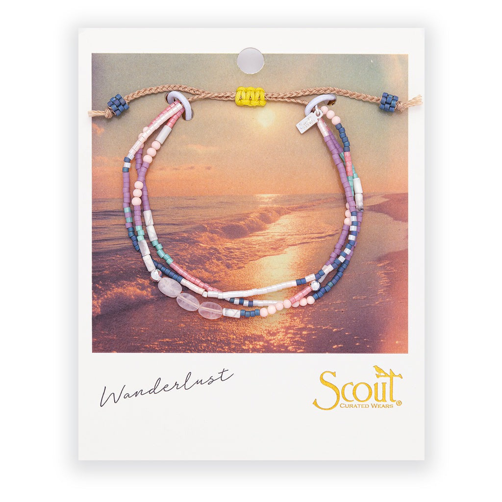 Mixed Media Bracelet Heart | Rose Quartz + Silver
