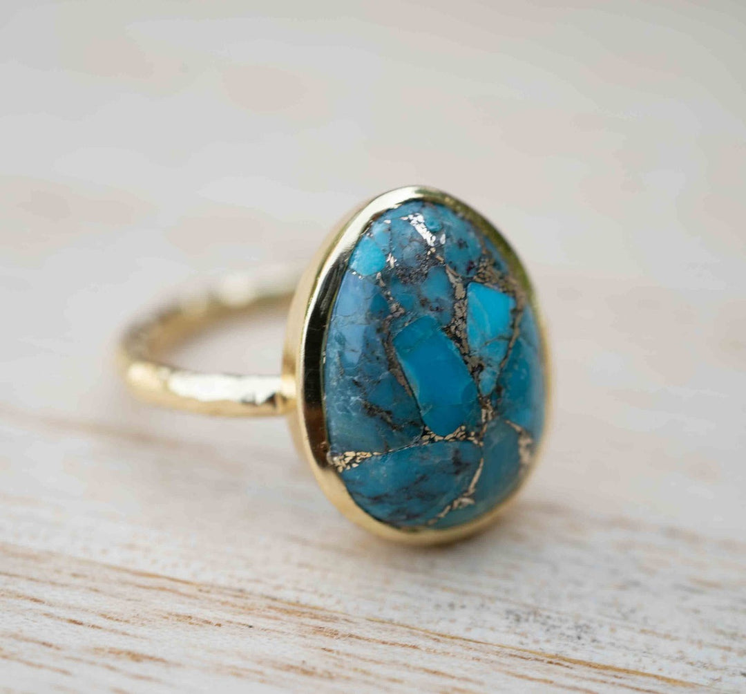 Barbara Ring Copper Turquoise