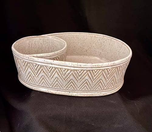 Chip and Dip Tray Chevron