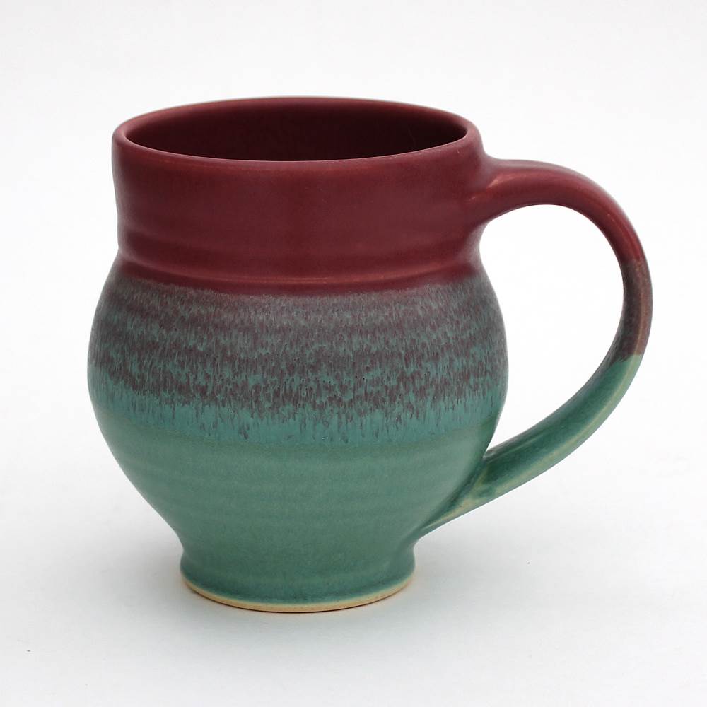 Mug Cranberry + Green