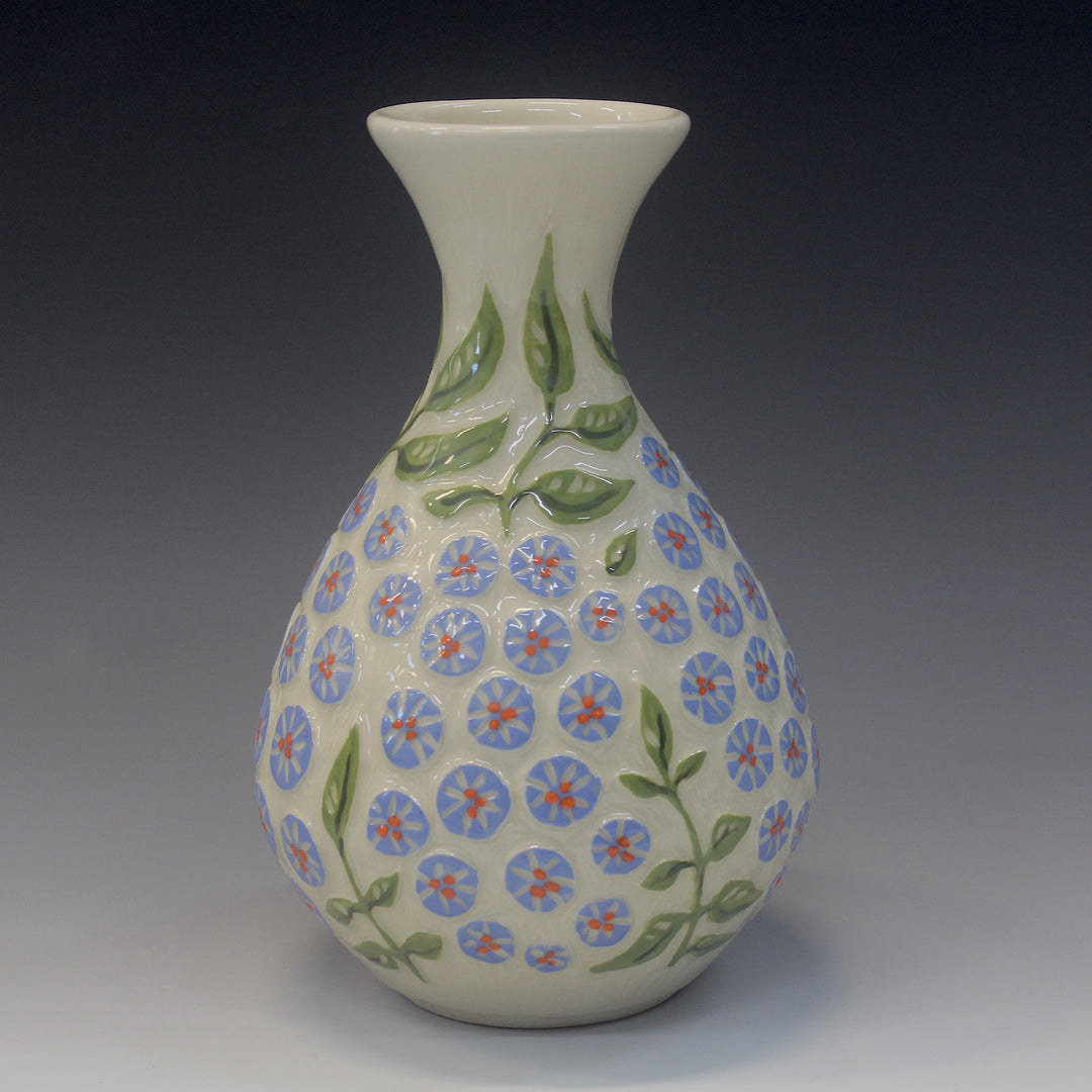 Blue Flower Vase