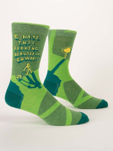 F*cking Beautiful Lawn Men's Socks