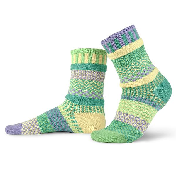 Adult Crew Socks Chick-a-dee