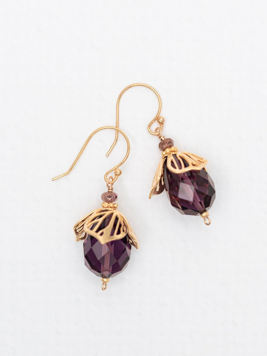 Emelia Earrings Aubergine