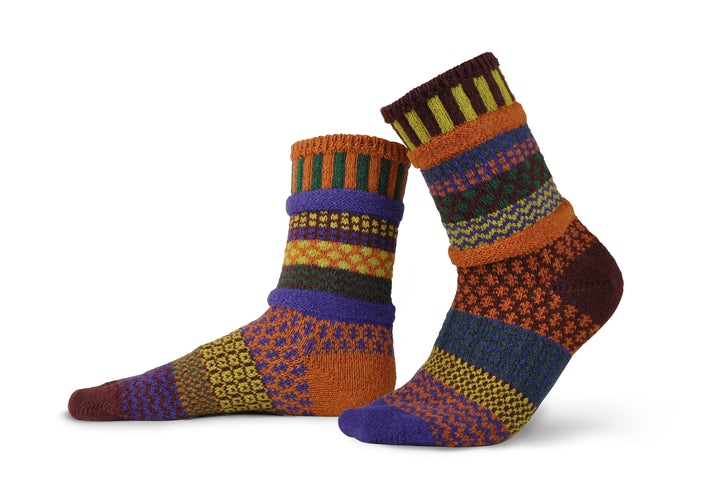 Adult Crew Socks Fall Foliage