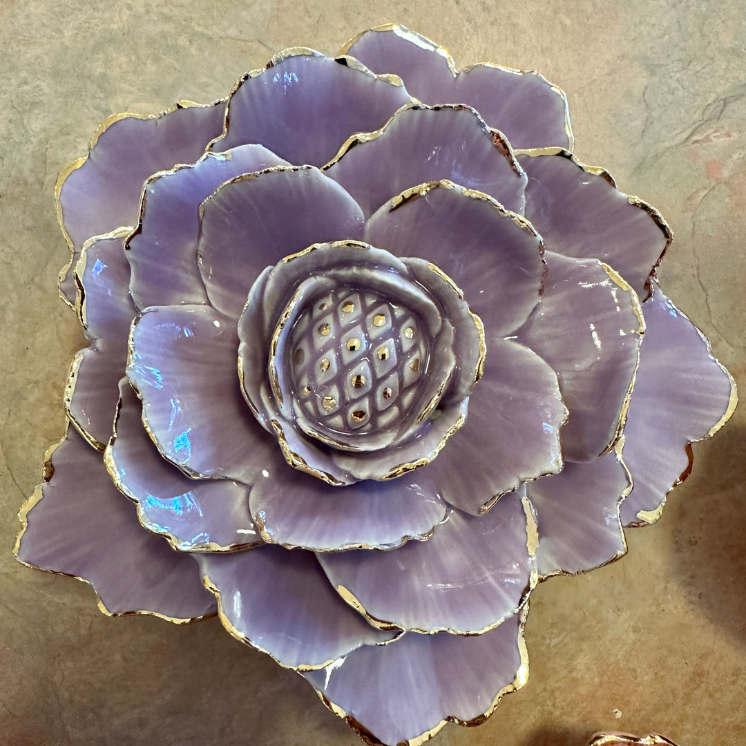 Lavender Paisley Flower