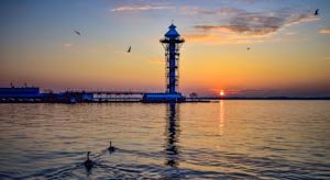 Dobbins Landing Twilight Panorama