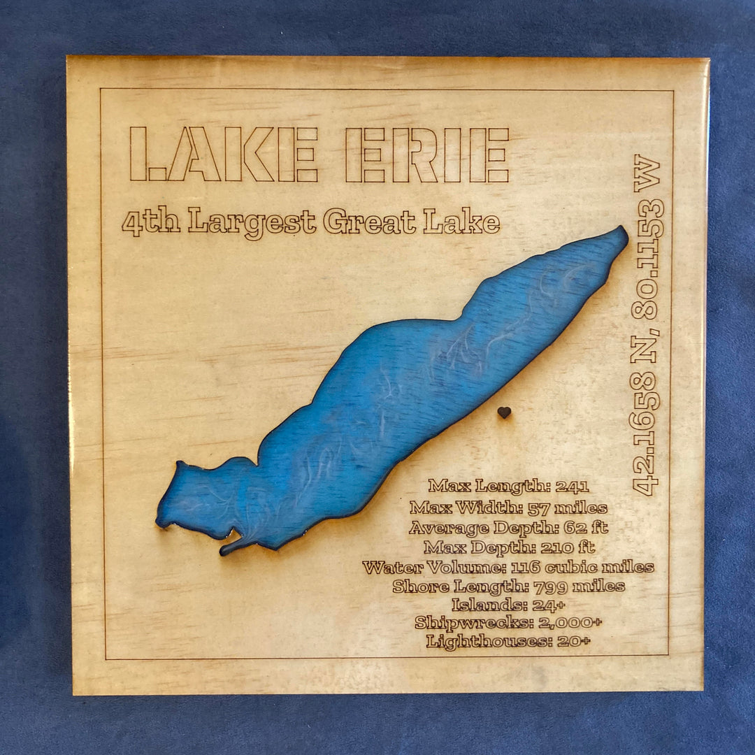 Lake Erie Info Map
