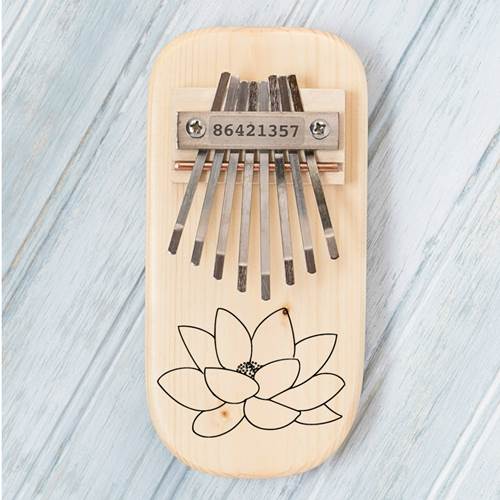 Lotus Flower Pine Thumb Piano
