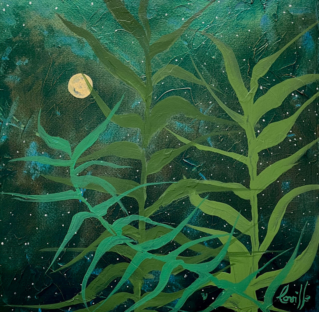 Midnight Growth - Botanical Series