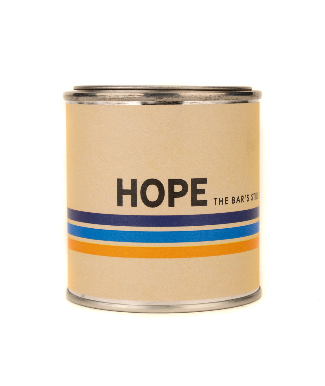 Retro Stripe Candle Hope