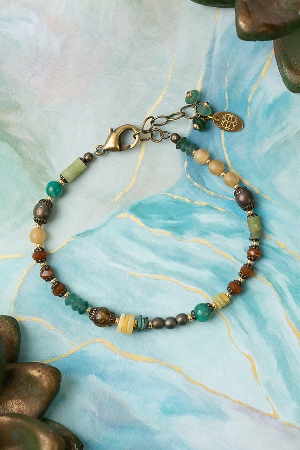 River Ridge Bracelet Roman + Czech Glass