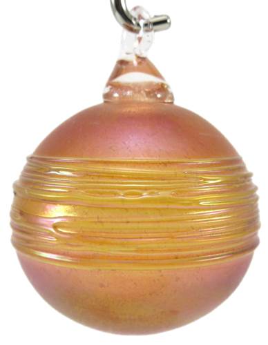 Shimmer Ornament Peach