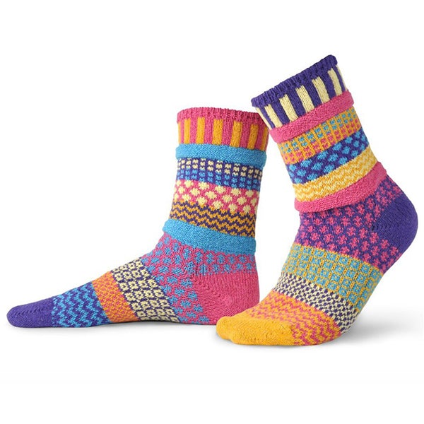 Adult Crew Socks Sunny