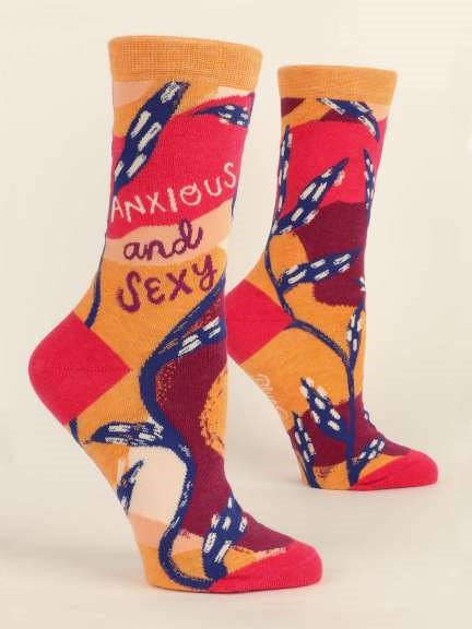 Anxious + Sexy Crew Socks