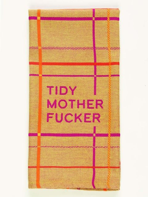 Tidy Motherf*cker Dish Towel