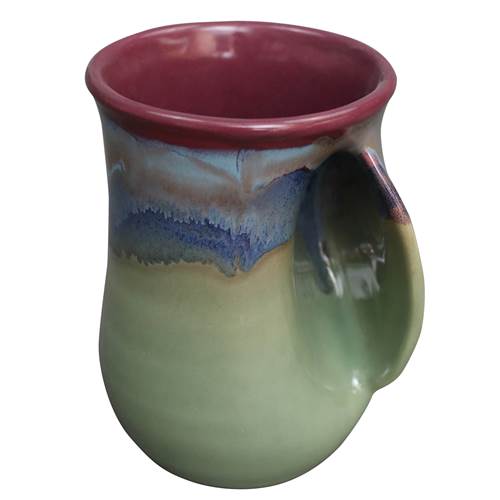 Clay In Motion Hand Warmer Mug - Mossy Creek Left