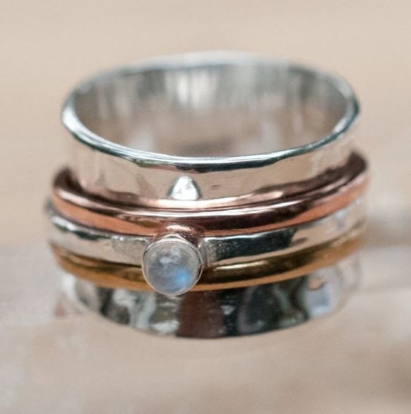 Katarina Meditation Ring Moonstone