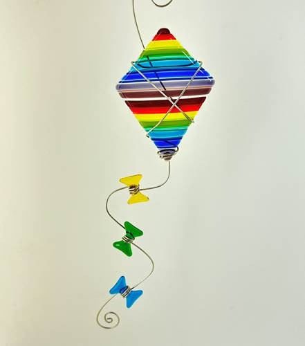 Kite Large Rainbow Striped