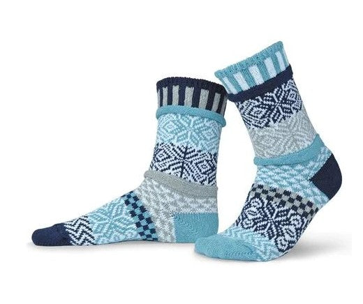 Adult Crew Socks Snowfall