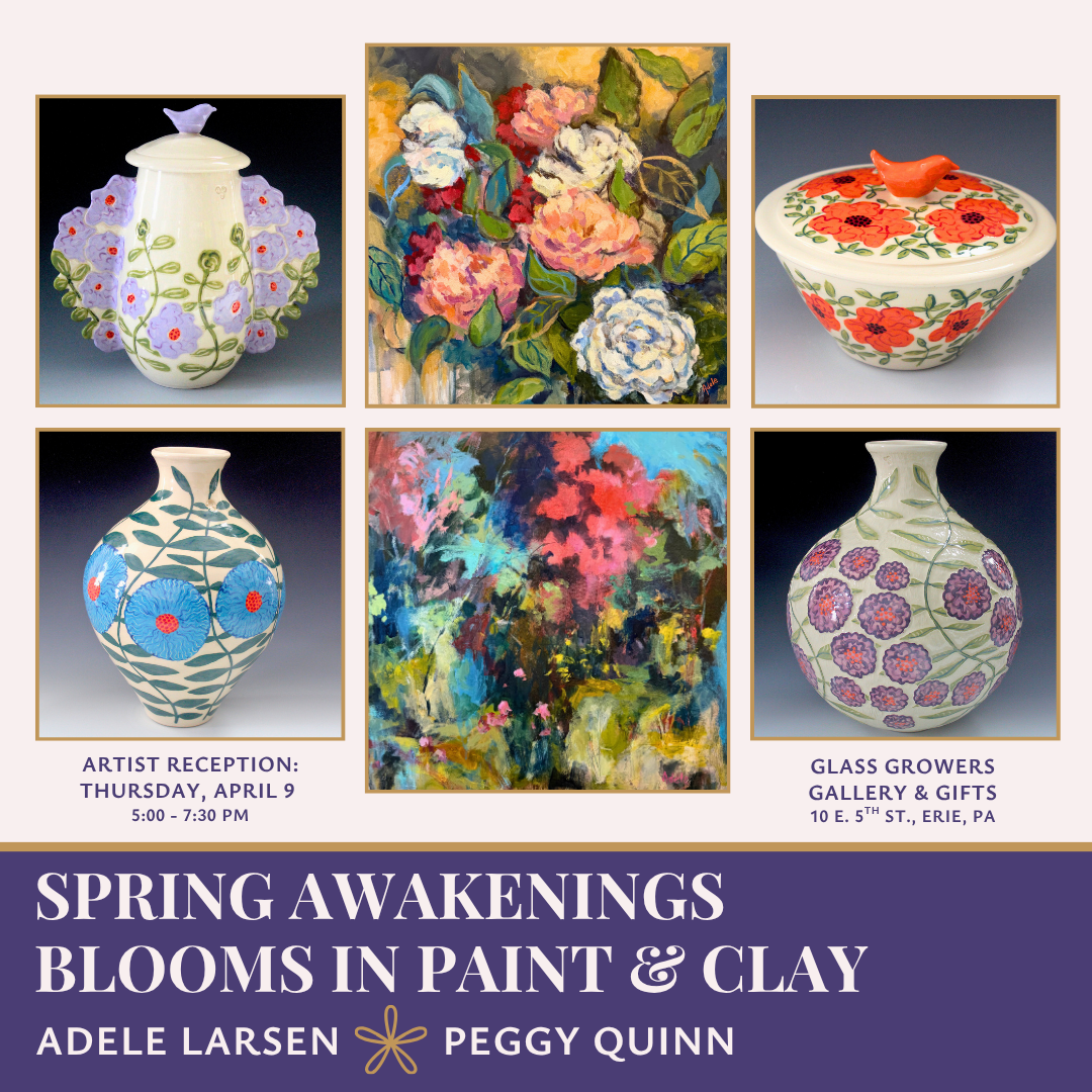 Spring Awakenings: Blooms in Paint & Clay