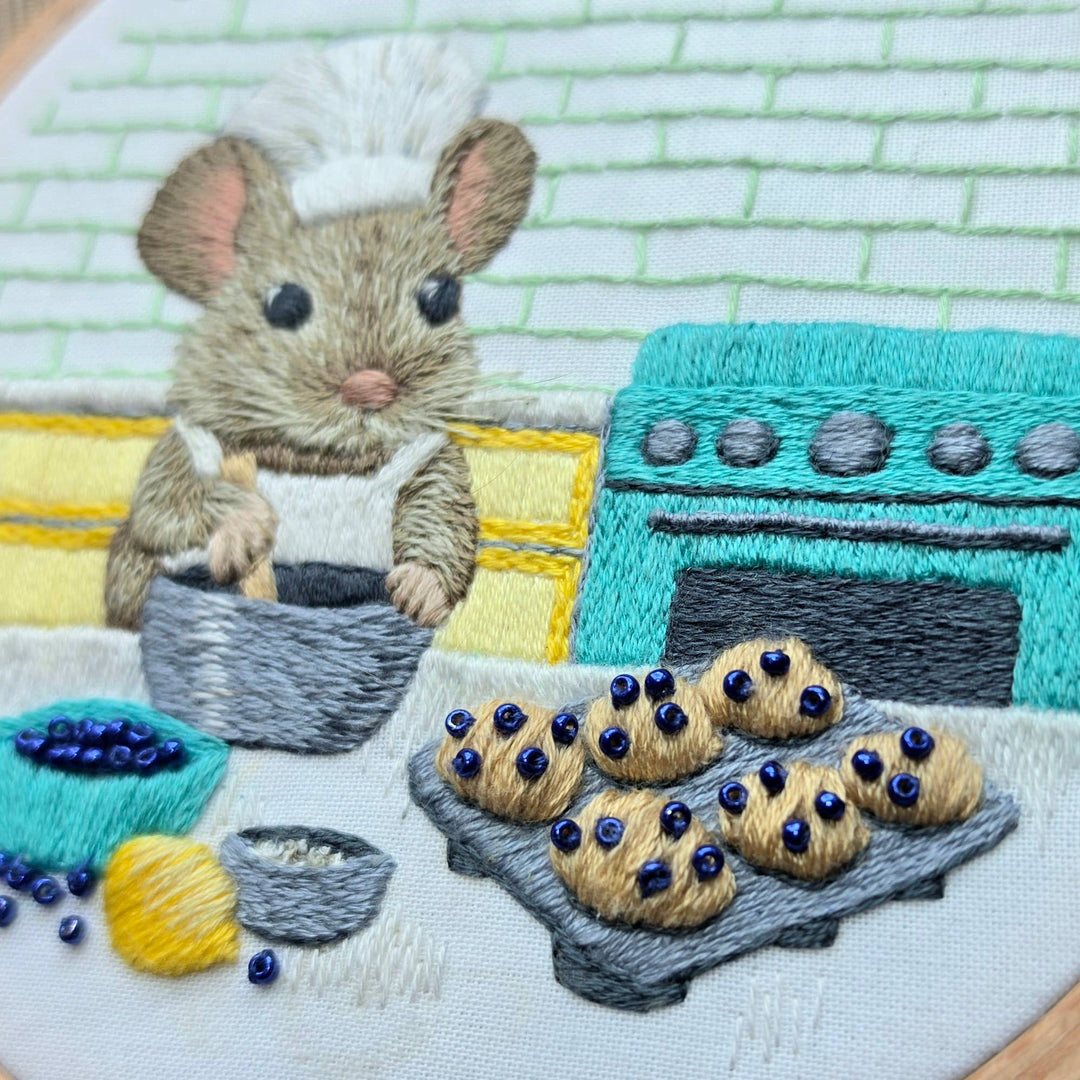 The Muffin Mouse Embroidery Kit