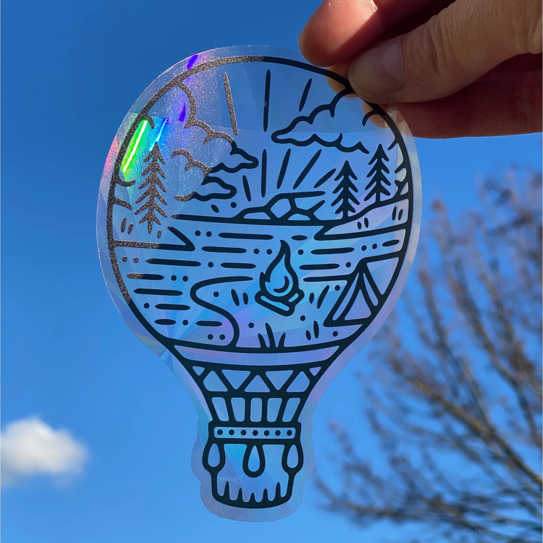 Suncatcher Decal Balloon Camp