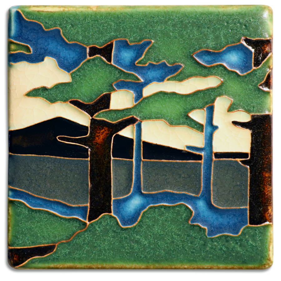 Pine Landscape Mountain Summer