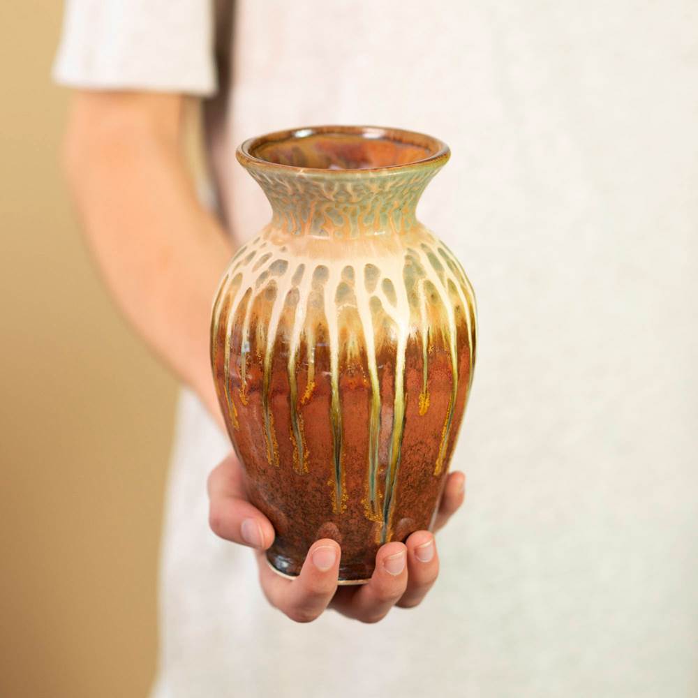 Classic Vase Golden Amber