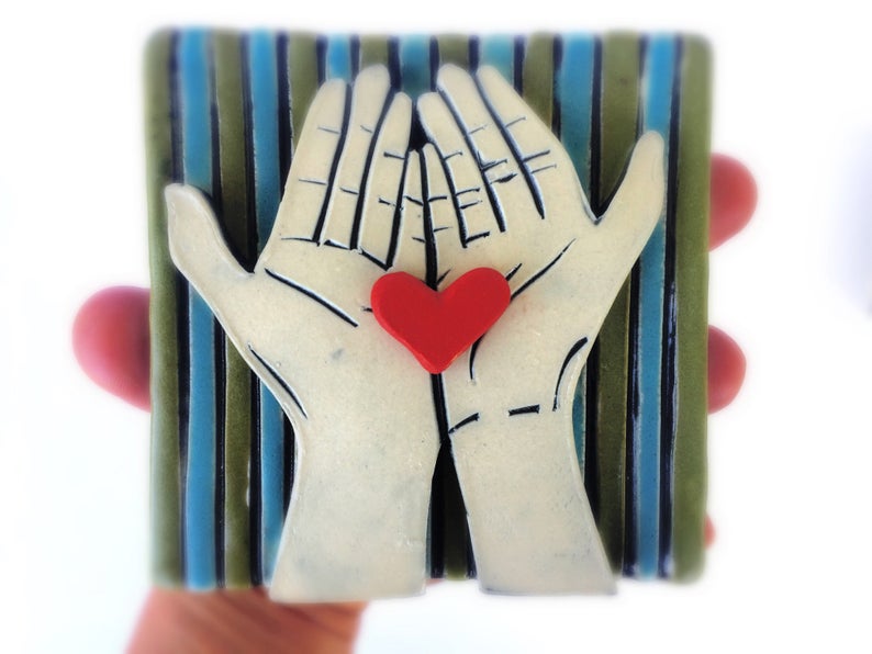 Clique Tile Give Love Thin Stripes