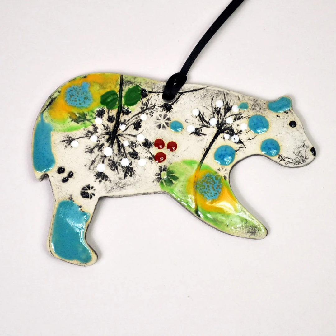 Clay Fossil Ornament Bear