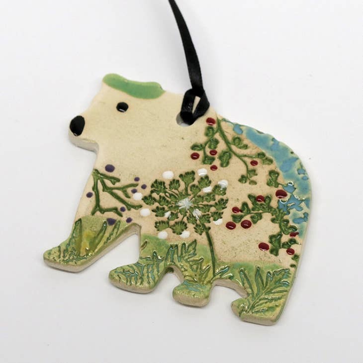Pottery Ornament Bear