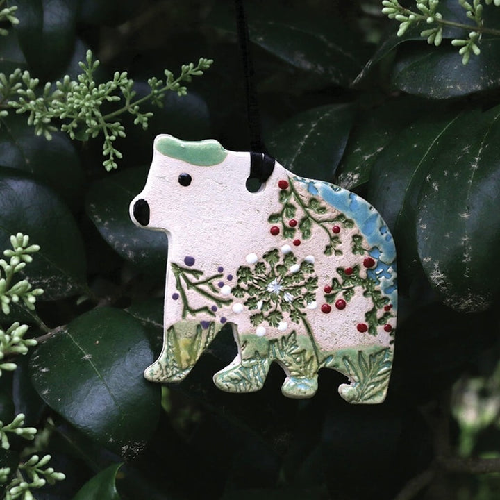 Pottery Ornament Bear
