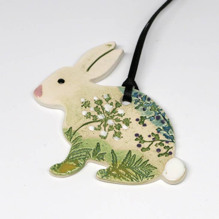 Pottery Ornament Bunny