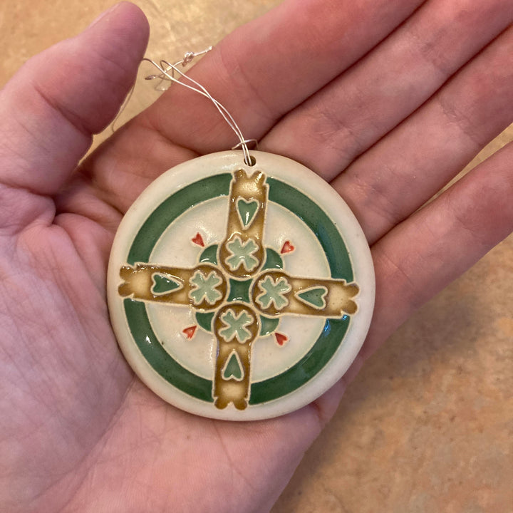 Ornament Swedish Hearts Round