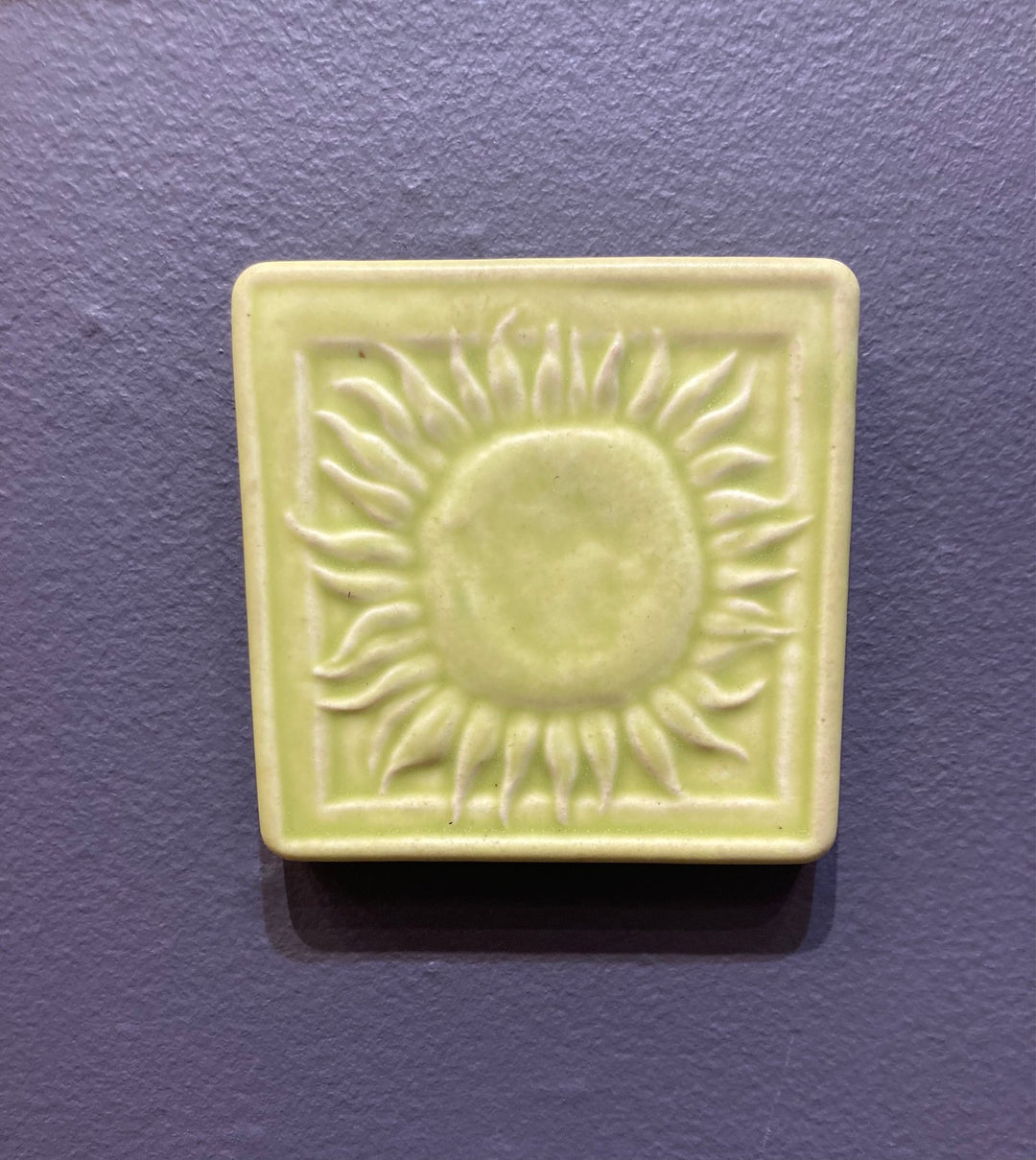 4x4 Sunflower Tile Chartreuse