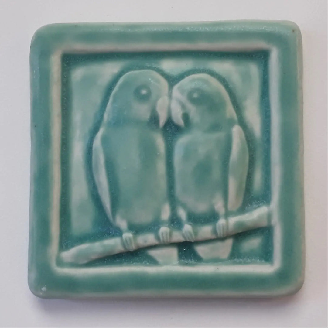 4x4 Lovebirds Tile Bermuda
