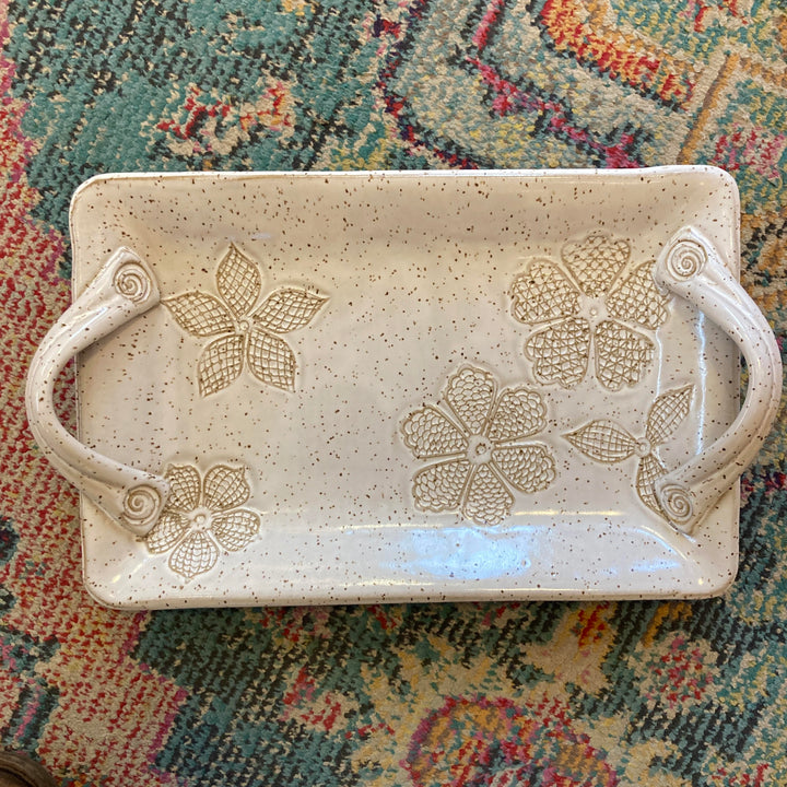 Big Flowers Tray Large