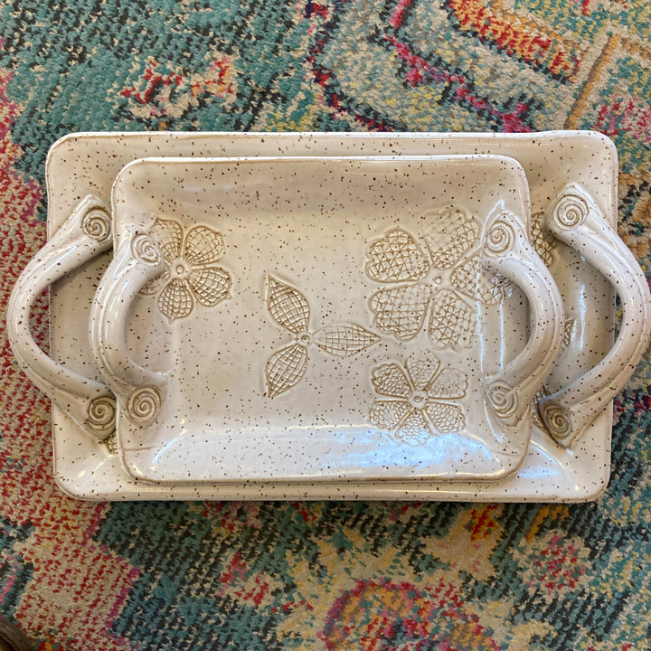 Big Flowers Tray Large