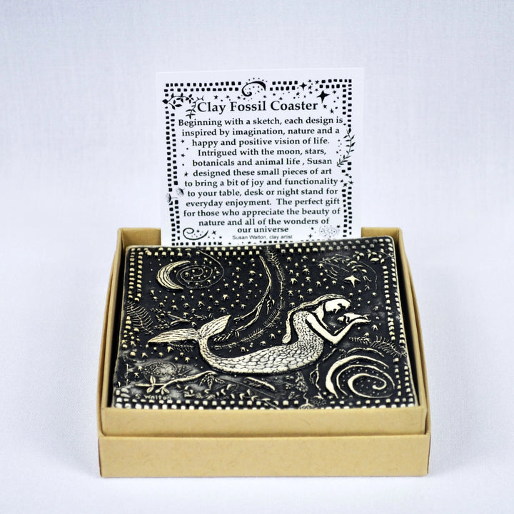 Coaster Tile Mermaid + Sea