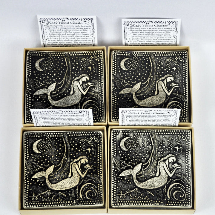 Coaster Tile Mermaid + Sea