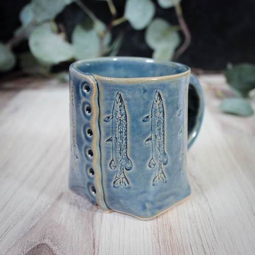 Blue Fish Mug