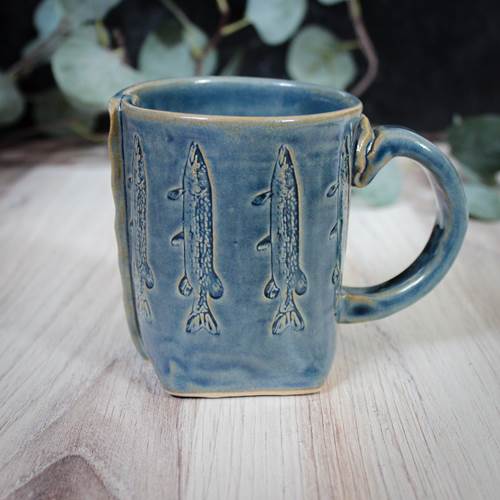 Blue Fish Mug