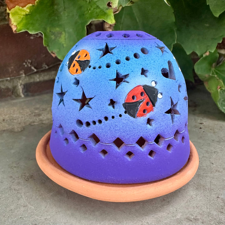 Ladybugs + Hearts Luminary