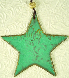 Turquoise Star Ornament