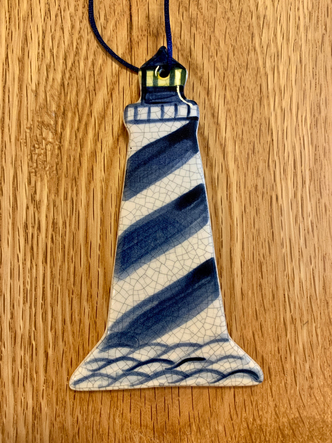 Striped Lighthouse Ornament