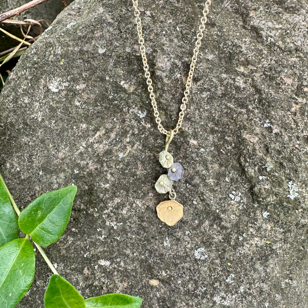 Nasturtium Petite Pendant Necklace