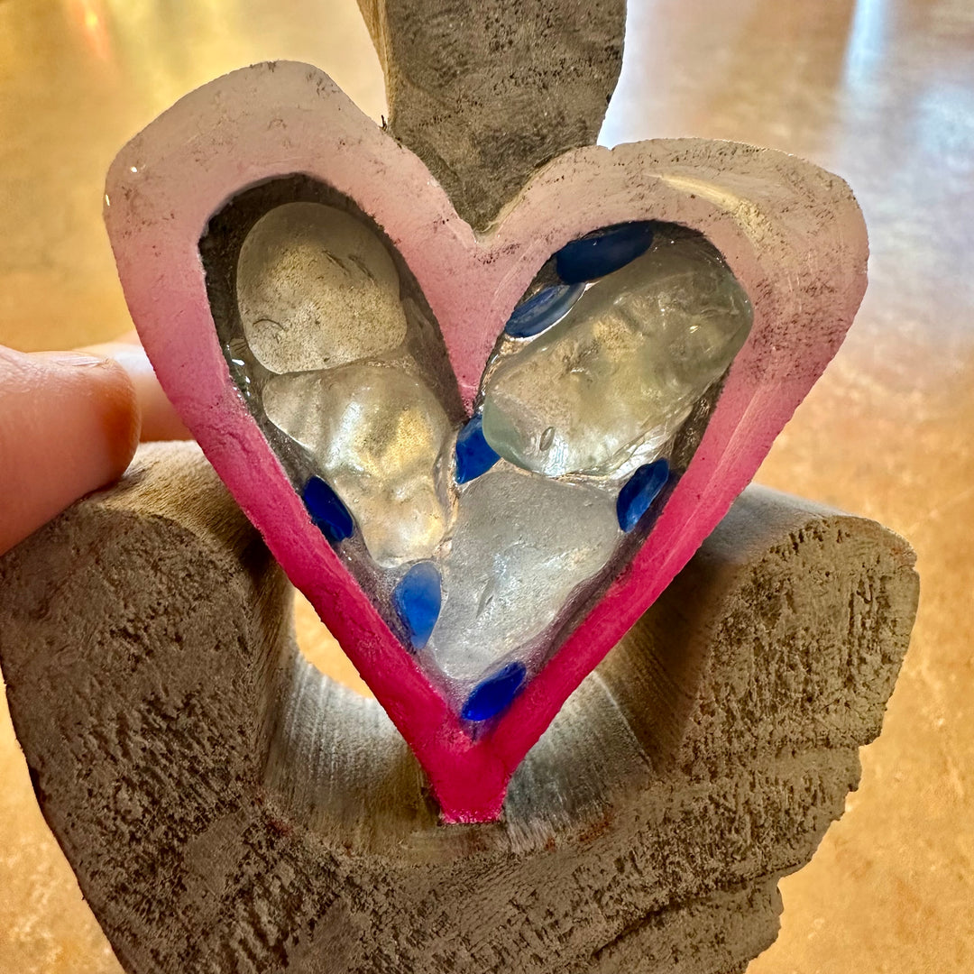 Driftwood I <3 U in Pink