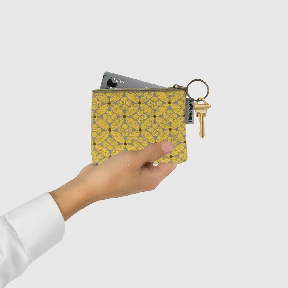 Coin Purse Petal Gold