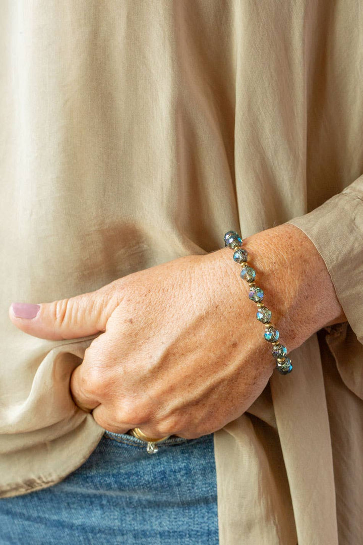 Crisp Autumn Crystal Simple Bracelet